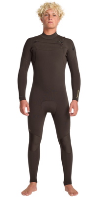 2026 Quiksilver Mens Everyday Sessions 3/2mm Chest Zip Wetsuit 25AW213510 - Brown